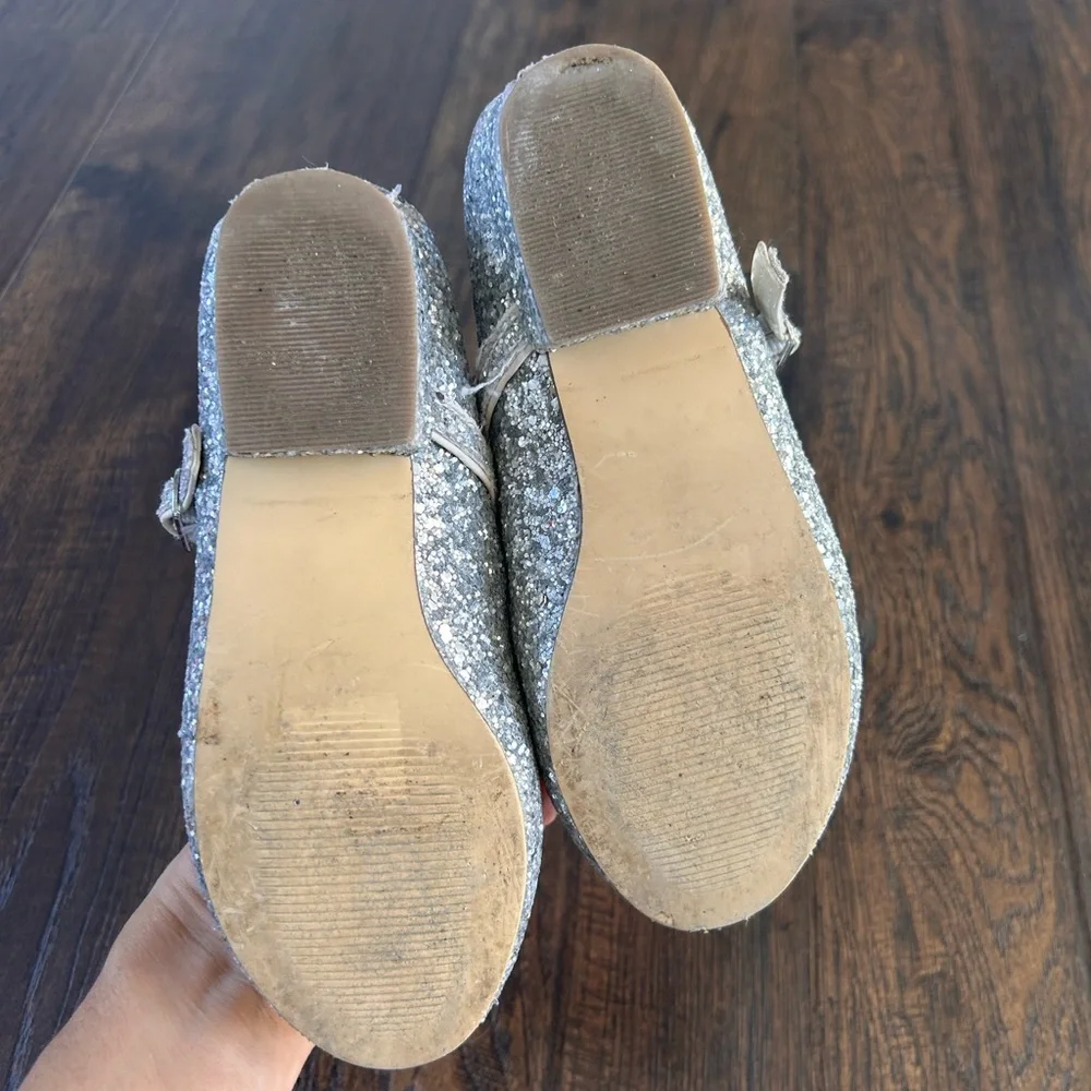 Crewcuts Sparkly Silver Kids Shoes